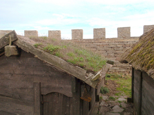 Viking Fortress Interior Structures.